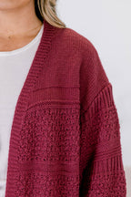Keepin' Cozy Cardigan, Pink