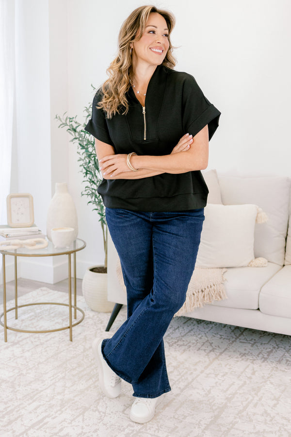 Keepin' It Simple Top, Black