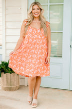 Lagos Loving Kleid, Orange Magenta