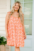 Lagos Loving Kleid, Orange Magenta
