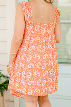 Lagos Loving Kleid, Orange Magenta