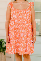 Lagos Loving Kleid, Orange Magenta
