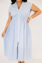 Kleid "Late Night Skies", blau kariert