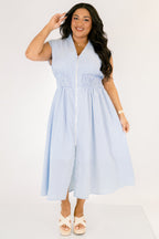 Kleid "Late Night Skies", blau kariert