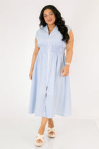 Kleid "Late Night Skies", blau kariert