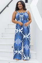 Leaving For Paradise Jumpsuit, Blue