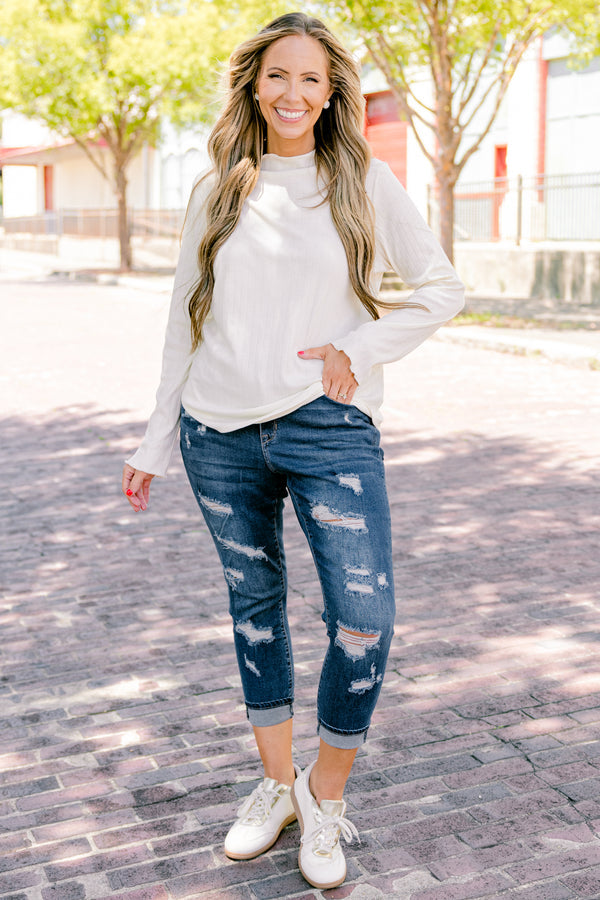 Leaving With This Jeans, Dark Wash