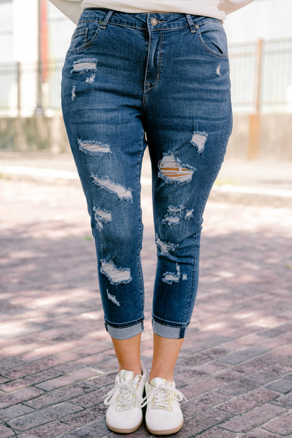 Leaving With This Jeans, Dark Wash
