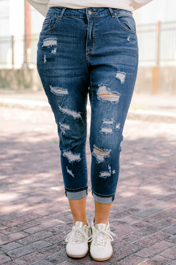 Leaving With This Jeans, Dark Wash