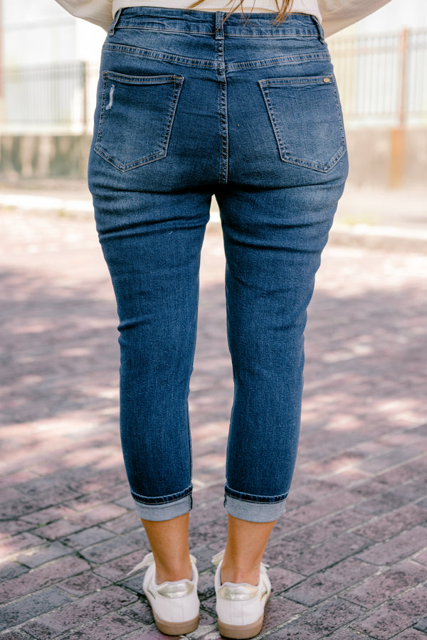Leaving With This Jeans, Dark Wash