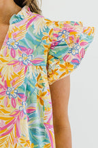 Let's Go On A Walk Top, Yellow