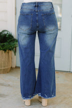Let It All Go Bootcut Jeans, Medium Wash