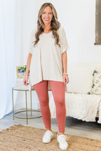 Let It Be Leggings, Brier Rose