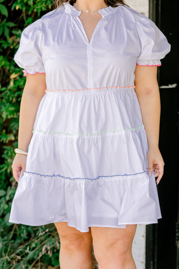 Let Me Know Kleid, Weiß