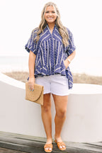 Let Me Travel Around Top, Navy