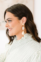 Let The Good In Earrings, Gold