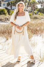 Let's Get Away Dress, Cream