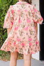 Let's Go Out Tonight Kleid, Peach