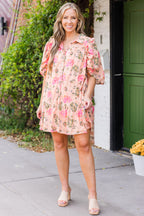 Let's Go Out Tonight Kleid, Peach
