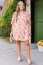 Let's Go Out Tonight Kleid, Peach