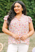 Let's Go On A Walk Top, Pink