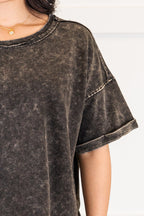 Let's Have Fun Top, Ash Black