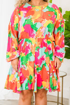 Life In Full Bloom Dress, Orange