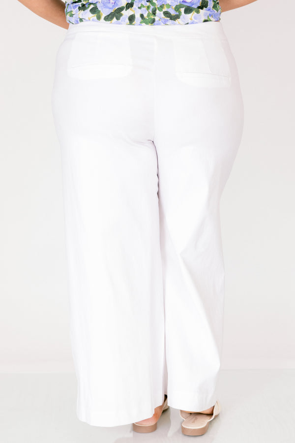 Life Is Sweet Pants, White