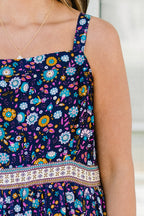 Life Lived Dress, Sapphire Mix