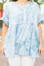 Lifetime Of Fun Top, Denim