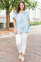 Lifetime Of Fun Top, Denim