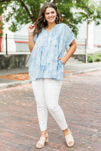 Lifetime Of Fun Top, Denim