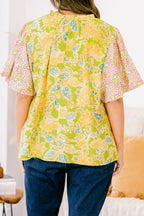 Lily Blossom Top, Green