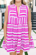 Limitless Time Kleid, Hot Pink