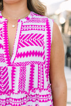 Limitless Time Kleid, Hot Pink