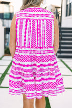Limitless Time Kleid, Hot Pink