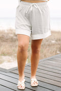 Zeitlose Shorts, Taupe
