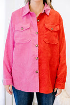Lipstick Promises Shacket, Pink-Red