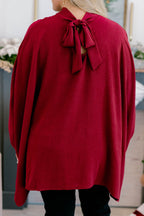 Look Good, Feel Good Top, Burgund