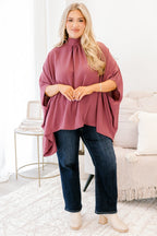 Look Good, Feel Good Top, Dark Mauve