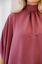 Look Good, Feel Good Top, Dark Mauve