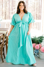 Looking At Me Maxi Dress, Seafoam