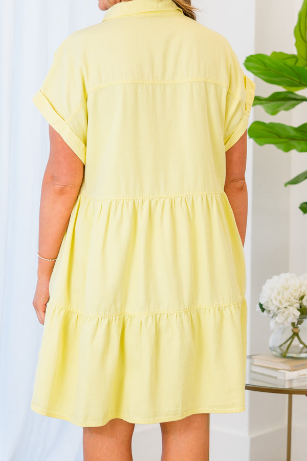 Lost In A Daze Dress, Buttercup