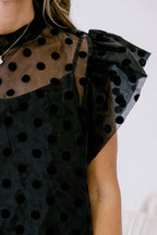 Lost In The World Blouse, Black