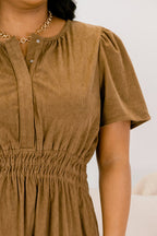 Lost In Time Dress, Camel