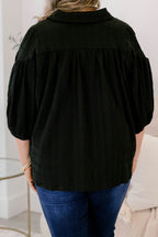Love Is All Around Blouse, Black