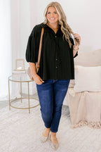 Love Is All Around Blouse, Black