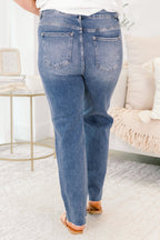 Love Like A Love Song Jeans, mittlere Waschung