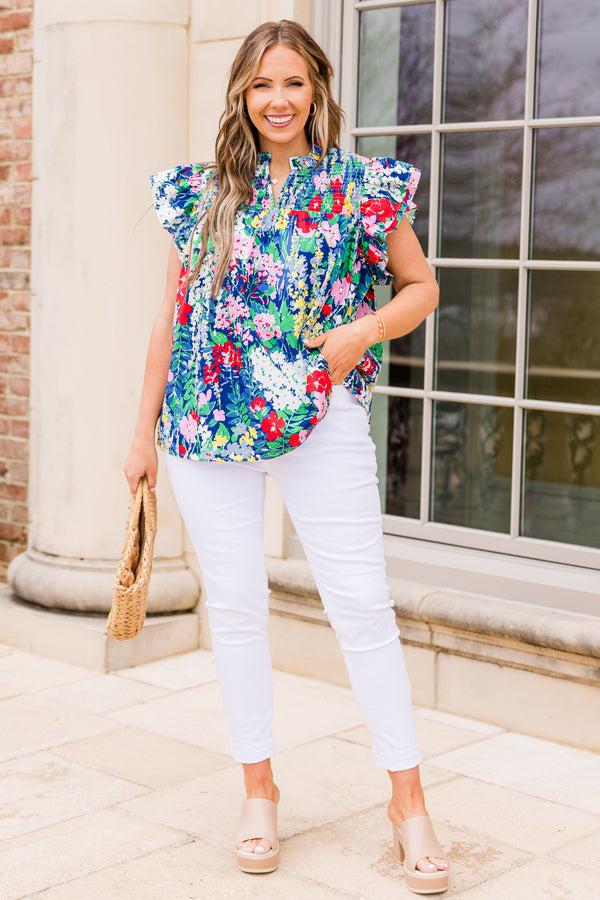 Love Like Mine Top, Marineblau