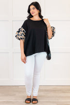 Love My Life Top, Black
